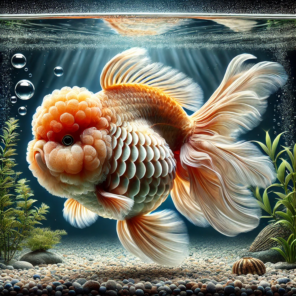 Carassius auratus pompon Pompom