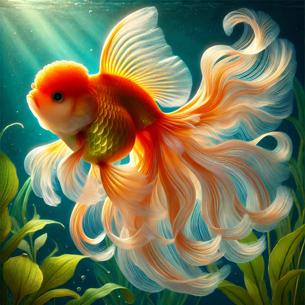 Carassius auratus voile Coadă de cal