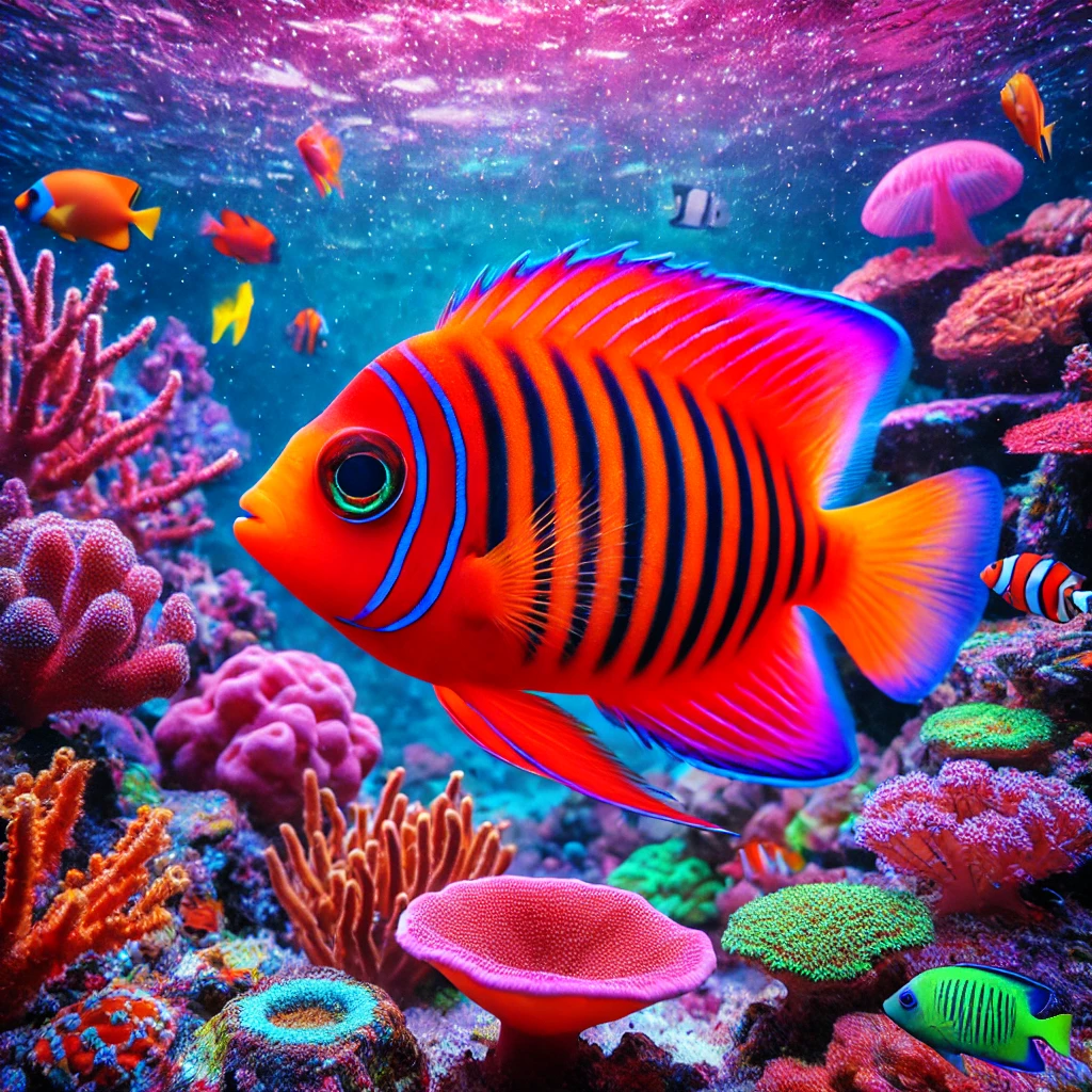 Centropyge loriculus Flamând