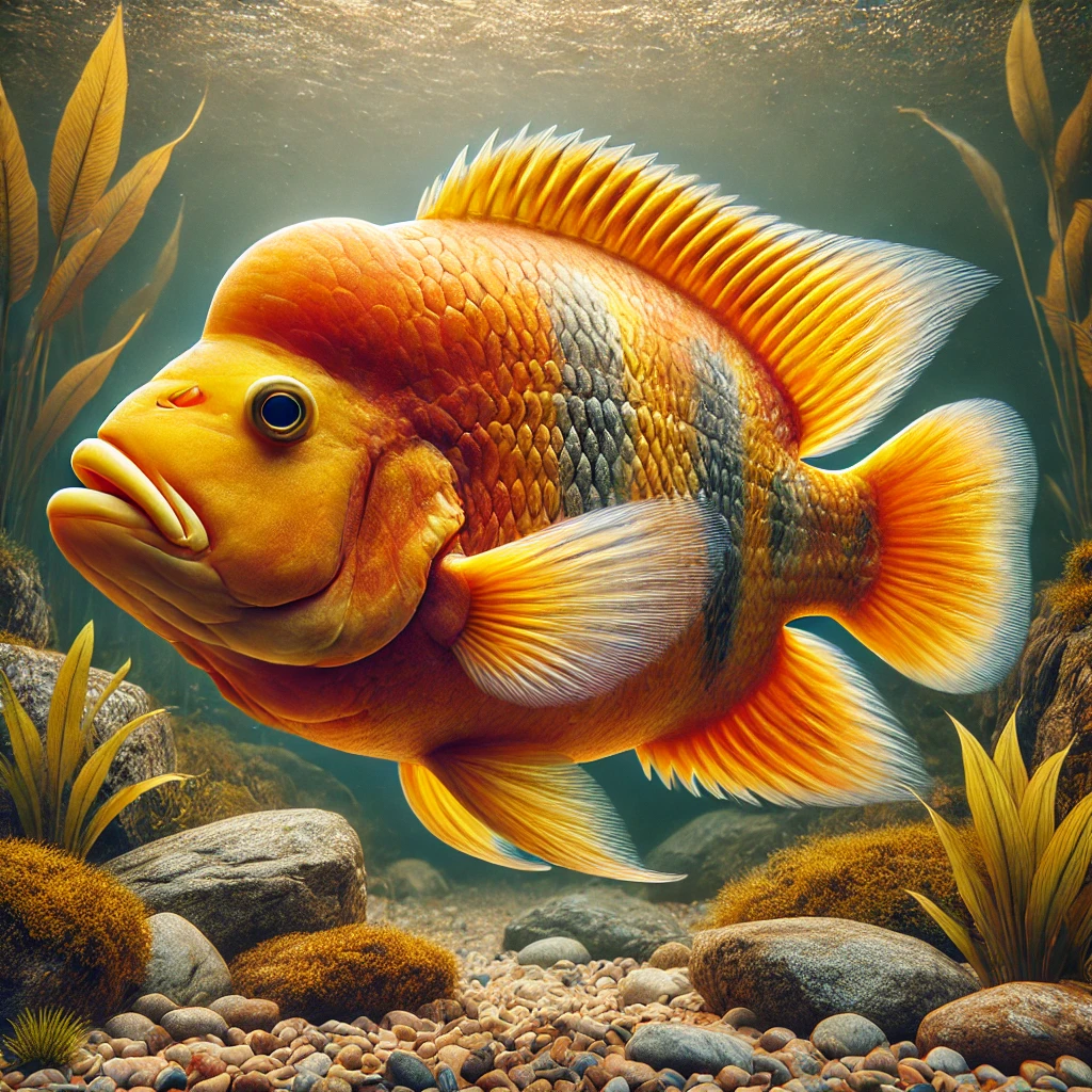 Cichlasoma citrinellum diavol roșu