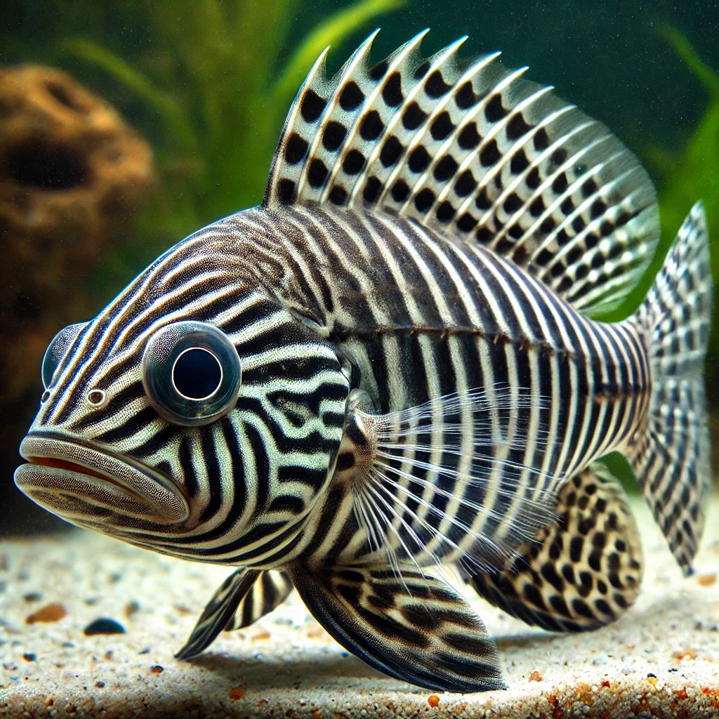 Ctenopoma fasciolatum Ctenopom în dungi