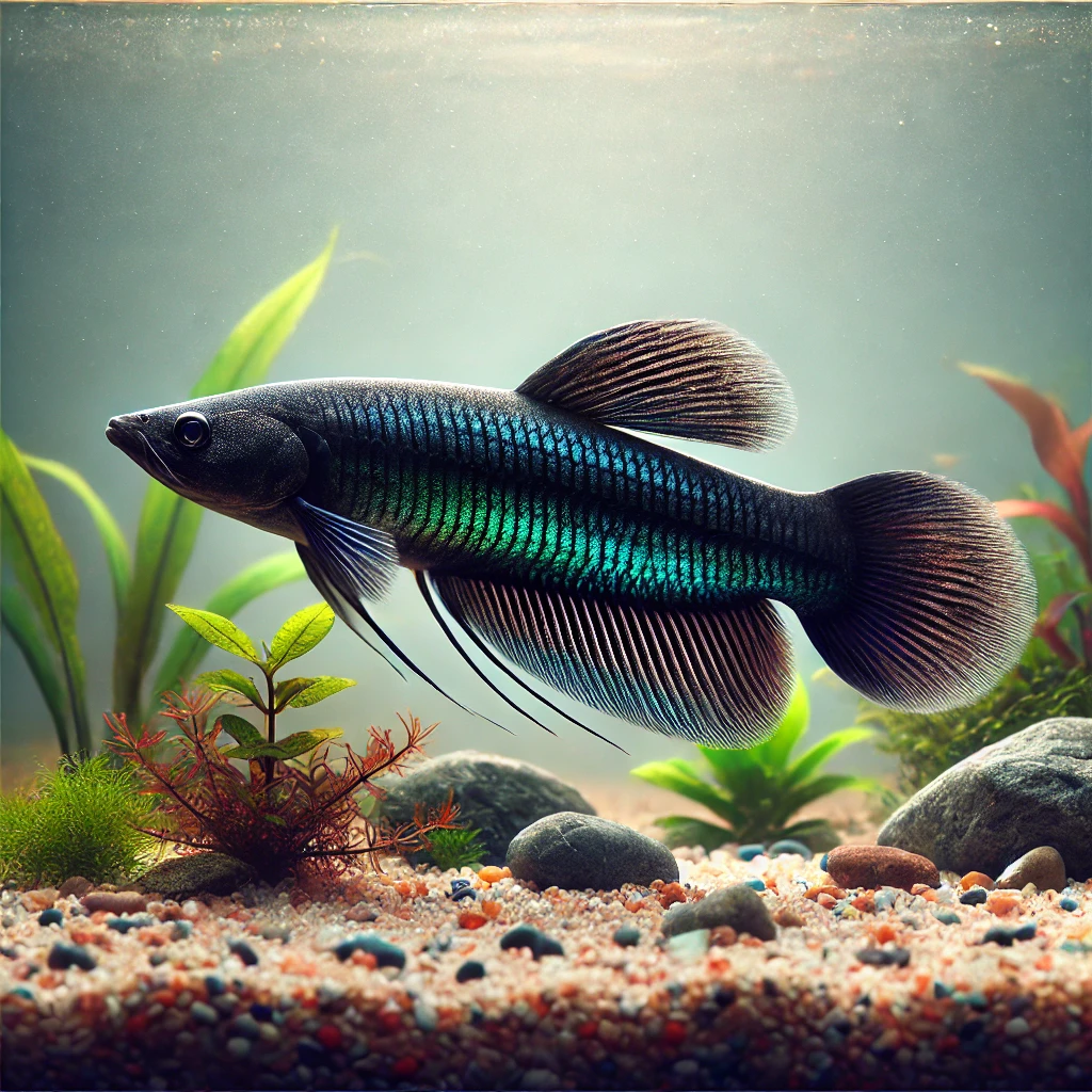 Cynolebias nigripinnis Perlă argentiniană cu aripioare negre