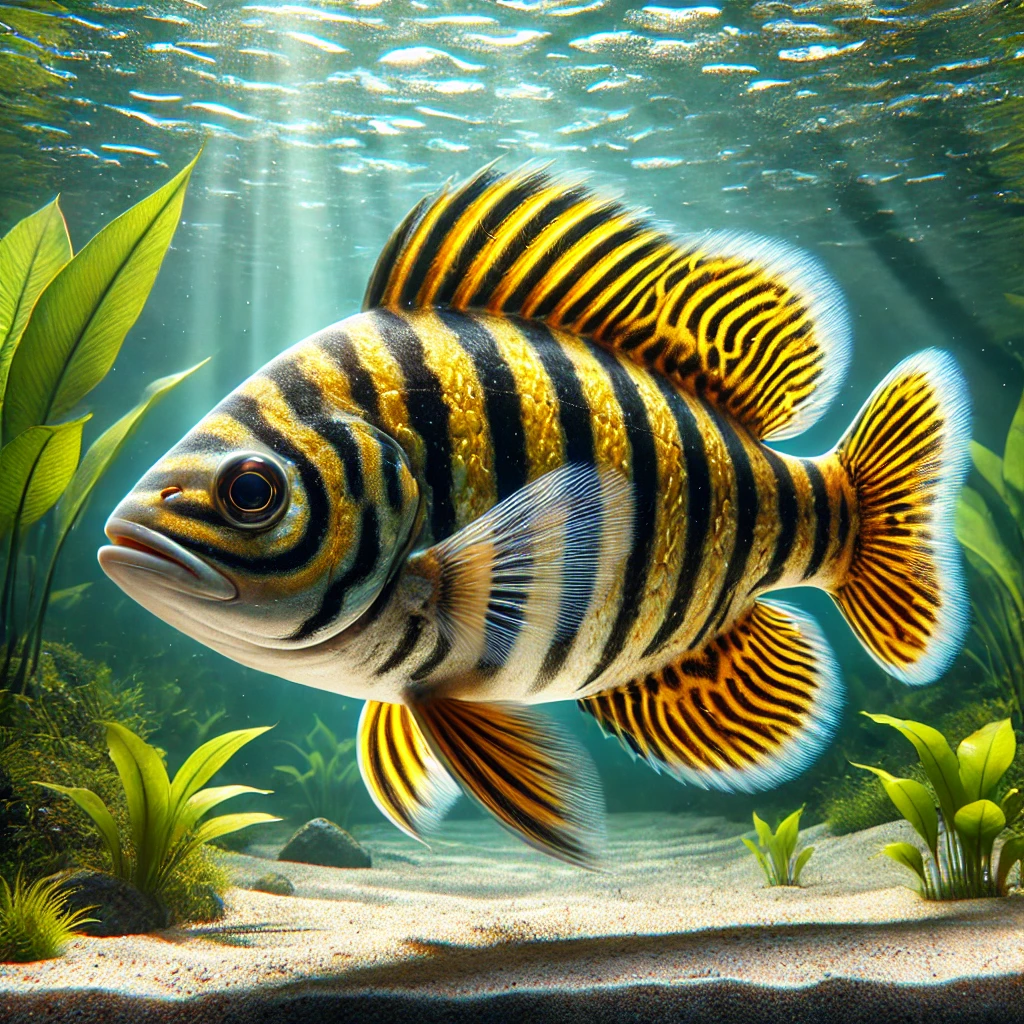 Datnioides microlepis Polul de tigru