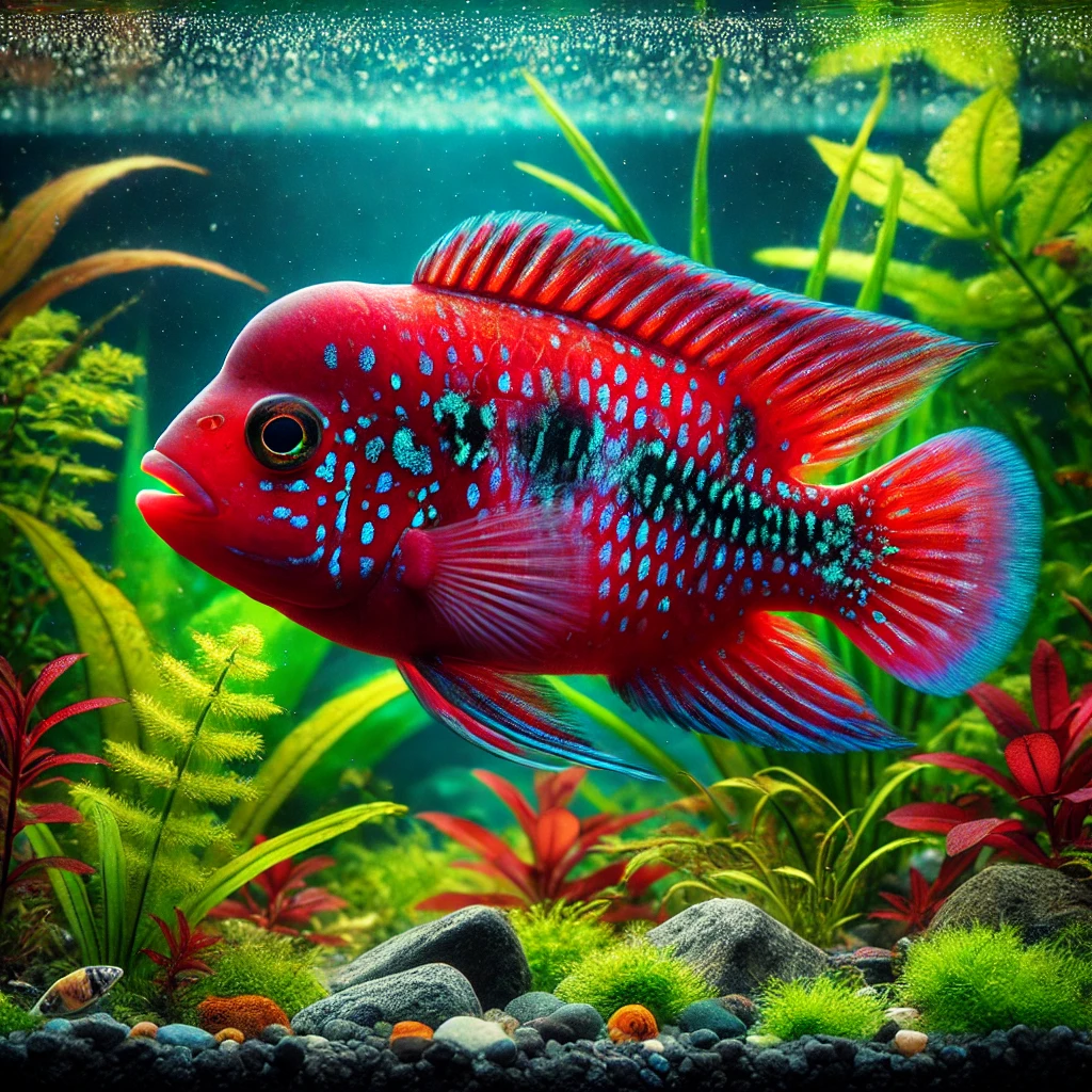 Hemichromis bimaculatus Bijuterie Cichlid