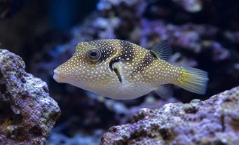 Canthigaster margaritatus Canthigaster-Paon