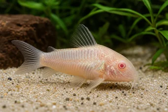 Corydoras aeneus albinos (Corydoras albinos)