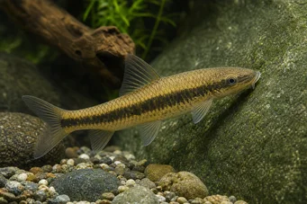 Gyrinocheilus aymonieri (Gyrino, Gyrino albinos)