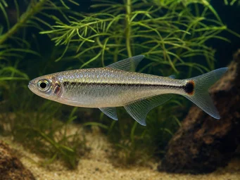 Hemigrammopetersius septentrionalis Tetra-néon din Africa de Nord