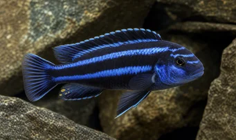 Melanochromis johanni Cobalt cichlid