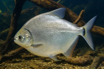 Mylossoma duriventre Pacou-meule, argintiu myleus