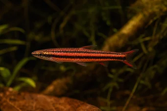 Nannostomus mortenthaleri (Coral creion roșu)