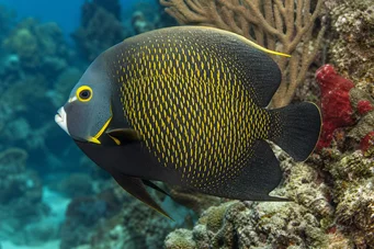 Pomacanthus paru Înger francez