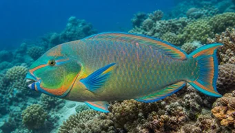 Scarus guacamaia (PAROTUL CAUTBOW)