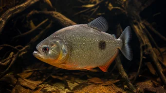 Serrasalmus spilopleura Black Strip Pacu, Piray Night