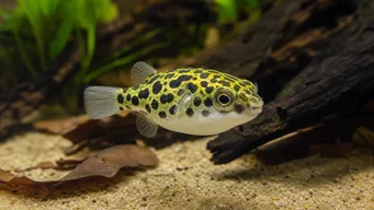 Tetraodon schoutedeni Congo Tetraodon, Leopard Tetraodon