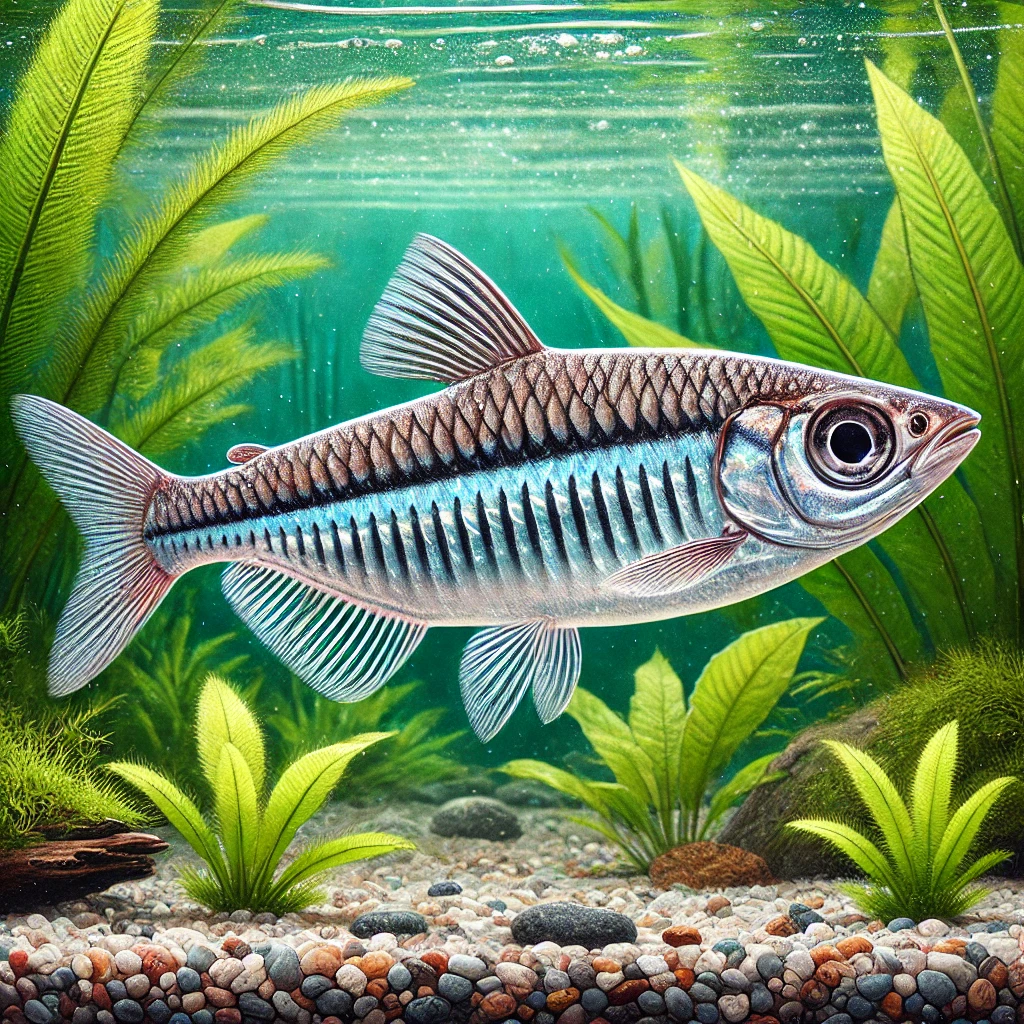Nannaethiops unitaeniatus African Tetra la o linie
