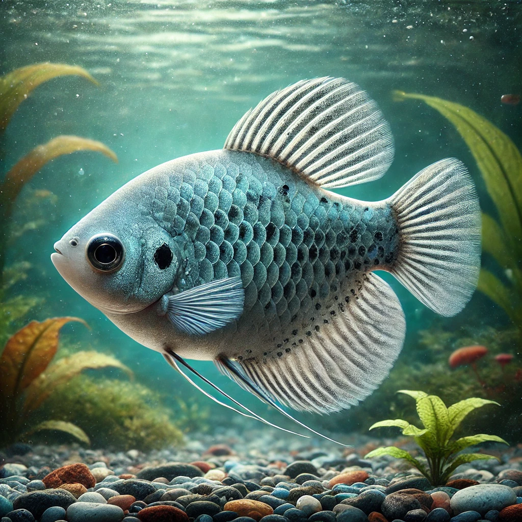 Trichogaster trichopterus Trei pete, Blue Gourami